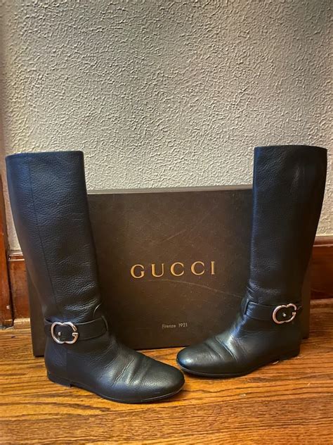 authentic gucci riding boots.